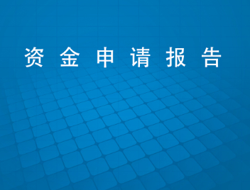 項目資金申請報告